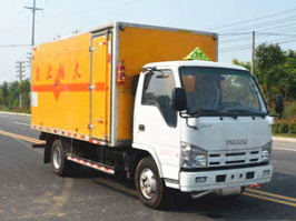 五十铃易燃气体厢式运输车