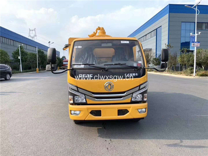 国六东风5方清洗吸污车
